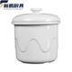 Jingdezhen ceramic stew pot with inner pot, large capacity, water-proof soup pot for household stew for three or four people, 3500ml for 6-7 people