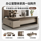 Desk Xiaobai Boss Desk Desk Simple Modern Supervisor Manager Desk and Chair Combination Office Leader Desk Set 1.8 Meter Boss Desk + Luxurious Side Cabinet + Boss Chair