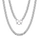 Chinese jewelry PT950 platinum fashion Xiping chain simple necklace clavicle chain as a birthday gift for girlfriend and wife, about 35g