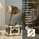 Otieno Antique Vinyl Phonograph Decoration Mini Charging Bluetooth Speaker Retro Birthday Gift Home Ornament Ivory White Plug-in Rechargeable Free Music USB Disk