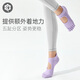 Hatha professional yoga socks non-slip five-finger socks Pilates socks floor socks indoor sports dance practice socks five-finger separation non-slip style one size taro purple 1 pair