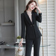 Purple charming high-end suit suit for women 2025 spring and autumn new style professional temperament formal goddess style suit fake two-piece jacket blue suit 3XL (recommended 130-140 Jin Jin equals 0.5 kg)