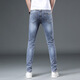 Falamone Armani Light Luxury Jeans Men 2025 Printemps et été mince Pieds élastiques et décontractés Version coréenne haut de gamme MK9901 30