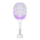 Midea Purple Light Folding Electric Mosquito Swatter 2-in-1 Mosquito Killer Lamp Automatic Mosquito Trapping Household Mosquito Killer Swatter Mosquito Killer Wholesale Electric Mosquito Swatter Rechargeable Household 2-in-1 Automatic Mosquito Trap 991G Battery Display Model