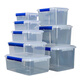 
JPHZNB large sealed fresh-keeping box with lid hotel kitchen frozen food storage plastic box, high-end 9928 press cover single piece