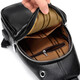
Kangaroo men's crossbody chest bag genuine leather men's head layer cowhide leather one-shoulder leather bag men's ins small cross bag boy's chest bag brown 7029 real leather