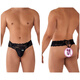 Candyman's new bag-back lace-up hollow lace pattern sexy men's thong 99595 black pre-order S/M