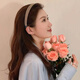 Jiao Xuefei's new satin headband for face washing, special sports headband, invisible, hairpin, hairpin, headband, coffee color 1 piece
