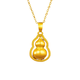 OAH9999 gold gourd pendant for men and women 2025 new pure gold Fulu necklace pendant for girlfriend plated Lao Fengxiang same style gourd pendant Lao Fengxiang same style 1.59g