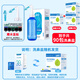 Leyi (leyi) nasal irrigator for adults and children with rhinitis, nasal irrigator, saline cleaning neti pot 500ml, 90 packets of salt in total