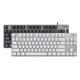 
Logitech K835 wired mechanical keyboard 84 keys without backlight computer peripherals e-sports game office tea shaft unpack K835 pink red shaft + large table pad Original unpacking warranty 1 year TTC mechanical shaft No 84 keys Standard