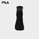 FILA Official Men's Socks Mid-waist Socks 2025 Autumn New Fashion Contrast Color Socks Casual and Comfortable Mid-Tube Socks True Black-BK XS