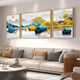 Decorative paintings of the background wall behind the living room sofa 2025 new modern, simple, high-end and light luxury high-end paintings K11972 70*90120*9070*90 hand-made diamond-inlaid aluminum alloy black frame