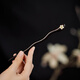 Kamalun (KAMALUN) hairpin new Chinese style simple high-end hairpin sandalwood ancient style hairpin niche design sense plate hairpin wooden hairpin for girlfriend hairpin + brand gift box without engraving