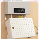 JINGWAN Water Heater Cover Opening Door Gas Pipe Covering Magnetic Kitchen Hole Board Natural Gas Wall Mounting Covering Shelf Height 30 Length 35 Depth 17 Ivory White Luxurious Open Door Style Get an eight-piece storage set with your order