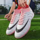 Fußballschuhe für Jungen und Mädchen Training Wettbewerb Schuhe Pink gebrochene Nägel-Zhuo 698 37