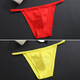 Men's gay thong cotton men's thong low waist sexy sexy wholesale black M