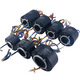 Kezhitu conductive slip ring 360 degrees hollow rotary connection 6 12 route 5A10A high-speed electric slip ring through hole conductive slip ring GK2249-2P02 [2 path 2A mid-hole 22/outer