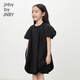 
jnby by JNBY Jiangnan cloth children's clothing cotton poplin short-sleeved dress petal shape summer girls children 1O5G12170 001/平台 100 cm
