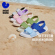 Mini Barabara boys and girls lightweight wear-resistant non-slip easy care quick-drying sports sandals summer beach shoes off-white 10301 32