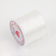 Maimid transparent crystal flat silk elastic thread diy beaded bracelet thread elastic thread bracelet hand string play beads beads thread white (3 tools included) wire diameter 0.8mm long about 50 meters