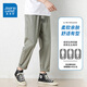 Jeanswest Trendy puro algodón puro pantalones casuales de nueve puntos para los hombres del algodón delgado de verano delgado de patas anchas sueltas de la pierna de la pierna deportiva Pantalones de seda verde militar 9904 3xl [sugerido 175-190Jin [Jin iguala 0.5 kg]]]