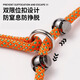 Platinum p rope dog leash dog leash p chain leash large, medium and small dog competition level dog training leash dog walking chain leash orange 1.5 meters
