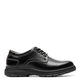 Florsheim Boys' Oxford Shoes Casual Leather Shoes 8-12 Years Old, Comfortable and Breathable Black 2.5 Big Kid