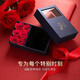 Mansheng Little Prince and Rose 999 sterling silver pair of rings for men and women, birthday and Valentine's Day gifts for girlfriend, couple, exquisite gift box