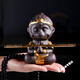 Chopsticks Creation Color Changing Tea Pet Monkey King Tea Pet Ornaments Purple Sand Monkey King Monkey King Tea Play Tea Table Accessories Resin Color Changing Monkey Can Raise Fish Tank Somersault Cloud Monkey + Golden Cudgel