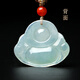 Heart Ginseng Jade Guaranteed Price 11.11 Jade Pendant Women's Green Big Belly Buddha Jade Pendant Birthday Gift