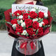Aihuaju Flower Express Flower Gift Red Rose Birthday Gift for Girlfriend and Wife Confession Bouquet Delivered Within Hours in the City My Only Love 11 Corolla Roses |dy397