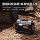 Deli car air pump tank double cylinder high power tire pressure detection SUV car high pressure air pump portable double cylinder supreme model 140W full self-stop/extremely fast air replenishment