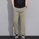
Chen Tang pants men's summer ice silk loose casual pants men's casual pants men's straight pants breathable large size trousers work pants CJ6636 military green 2XL