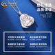 CHINA GOLD PT950 Platinum Smiling Buddha Pendant Necklace Women's Platinum Clavicle Chain Valentine's Day Practical Birthday Gift PT950 Platinum Smiling Buddha Pendant About 7.4g Free Sterling Silver Chain