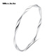 Miss JuJu pt950 platinum Möbius bracelet women's platinum ring solid bracelet weight 13.46 grams inner diameter 54mm