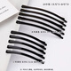 Meng Keduo men's invisible hair clip black one-word clip curved broken hair clip clip men's thickened bangs embarrassing period clip men's invisible hair clip large and small mixed pack of 10