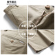 Siete pantalones cortos de lobo casuales de verano, luz, luz, elástica y transpirable, de color sólido de color recto de moda, ropa de cinco puntos de cinco puntos 701 (caqui): estilo delgado relajante 32