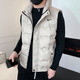 NAIKE AIR official website NK brand vest men's new winter trendy white duck down warm youth casual khaki M