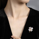 Yadige Lucky Leaf Clover Brooch, High-end Women's Exquisite Small Corsage, 2023 New Trendy Pin, Champagne Gold Pin