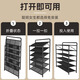 Yimo Shoe Rack Home Iron Art Multi-layer Installation-free Foldable Simple Shoe Cabinet Home Storage Rack Black Five Layers 90
