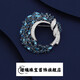 Lierui Guxingyue Brooch High-end Exquisite Gift Butterfly Corsage 2025 New Trendy Pin Platinum Blue