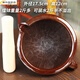 Miaopule old-fashioned coarse pottery hammering bowl for chili pepper pounding ceramic full-teeth dense-grained thickening with handle for home use old-fashioned hammering bowl with full-teeth (light mouth) with rod for home use