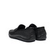 Foot Dragonfly Beanie Shoes Men's Summer New Men's Shoes Sheepskin Leather Loafers Casual Shoes One-Pin Leather Shoes Men's Black Wha14110 41