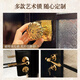 XMSJ中古带孔磨砂厕所门法式复古平开门卫生间厕所钛镁铝合金玻璃门中 圆弧款-双包门套活动到手价1098