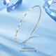 Gold Supreme Platinum Bracelet Women's Wavy Ring Solid PT950 Platinum Bracelet Gift Birthday Gift Price 8.05g