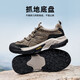 Camel (CAMEL) men's outdoor hiking retro leather casual low-cut hiking shoes G14A342696 Khaki 42