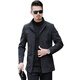LiLang Business Men's Jacket 2025 Spring New High-end Men's Stand Collar Windbreaker Casual Brand Jacket Black Free Shipping Insurance L 175 125-150Jin Jin is equal to 0.5 kg