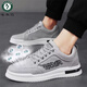 Woodpecker men's board shoes 2025 new spring mesh breathable sports odor-proof men's shoes fashionable versatile casual men's shoes trendy shoes CF9906 khaki 41
