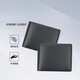 Biero -Brieftasche Herren Brieftasche Herrenleder Top Cowhide 2024 Neue Männer Brieftasche sich schwarz fühlen